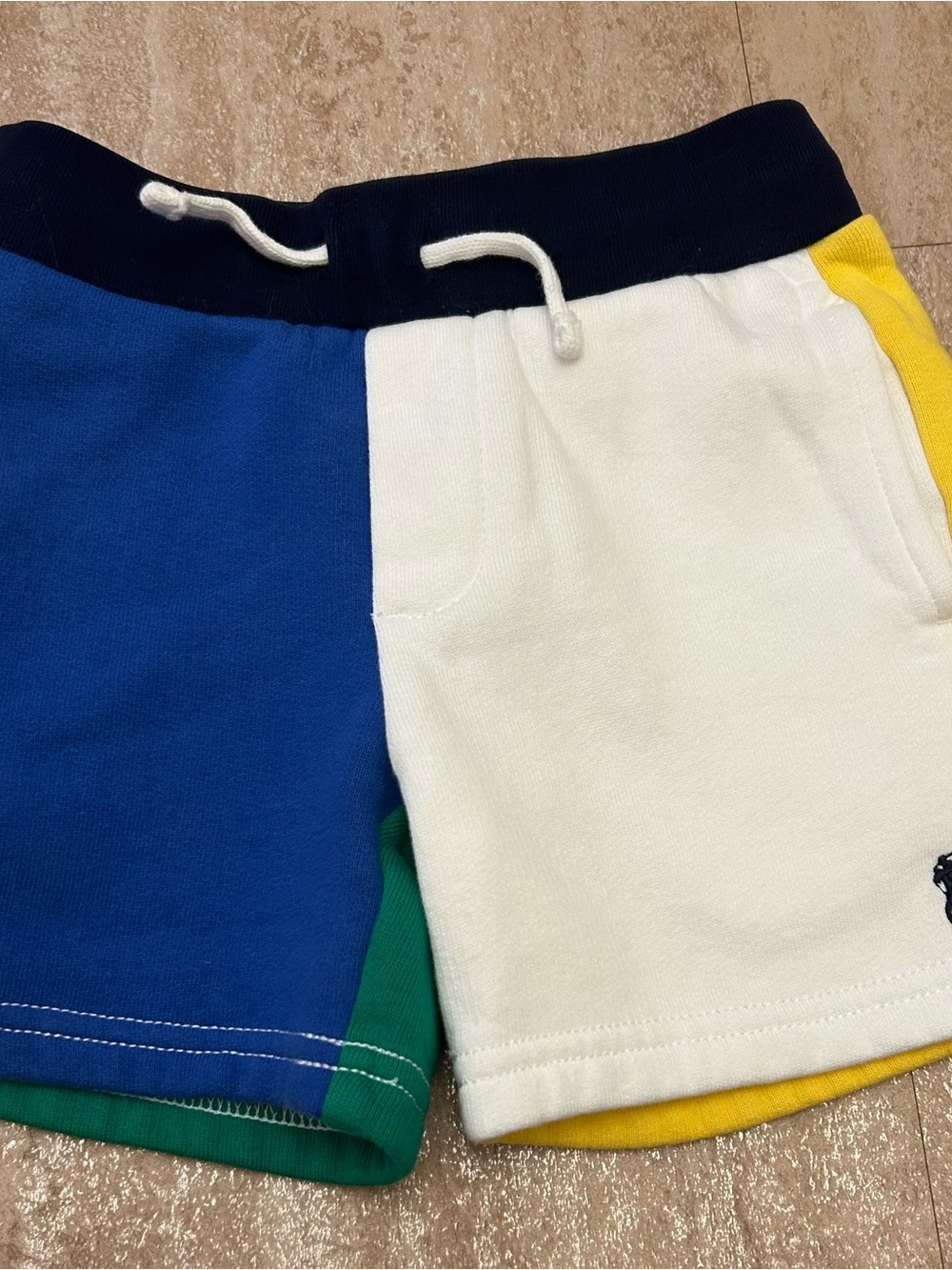 Polo Ralph Lauren Color Block 2/2T Polo Logo Shorts